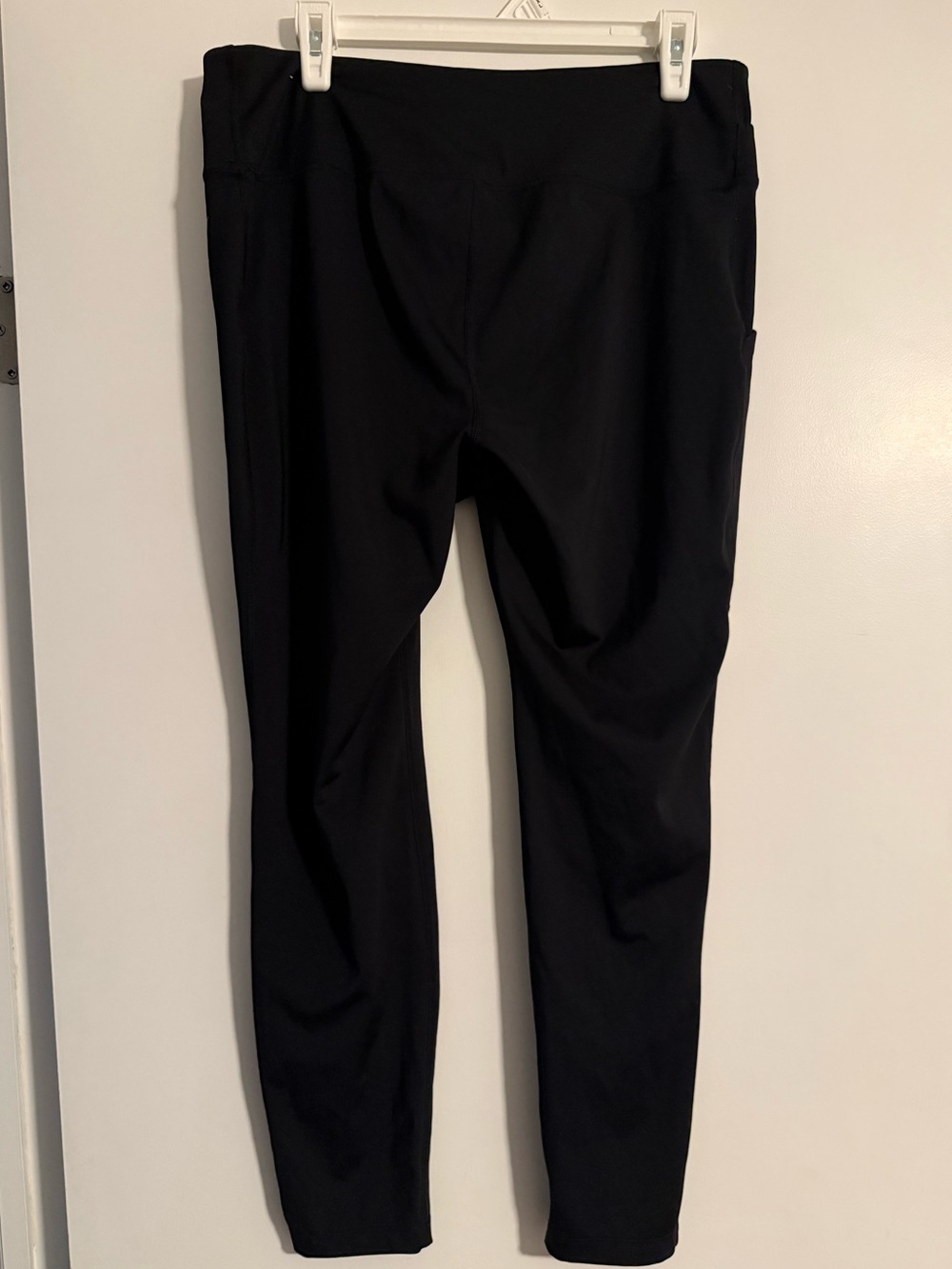 Pittsburgh Steelers Nike Women's Yard Line Crossover Leggings - Black - Picture 2 of 5